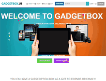 Tablet Screenshot of gadgetbox.us